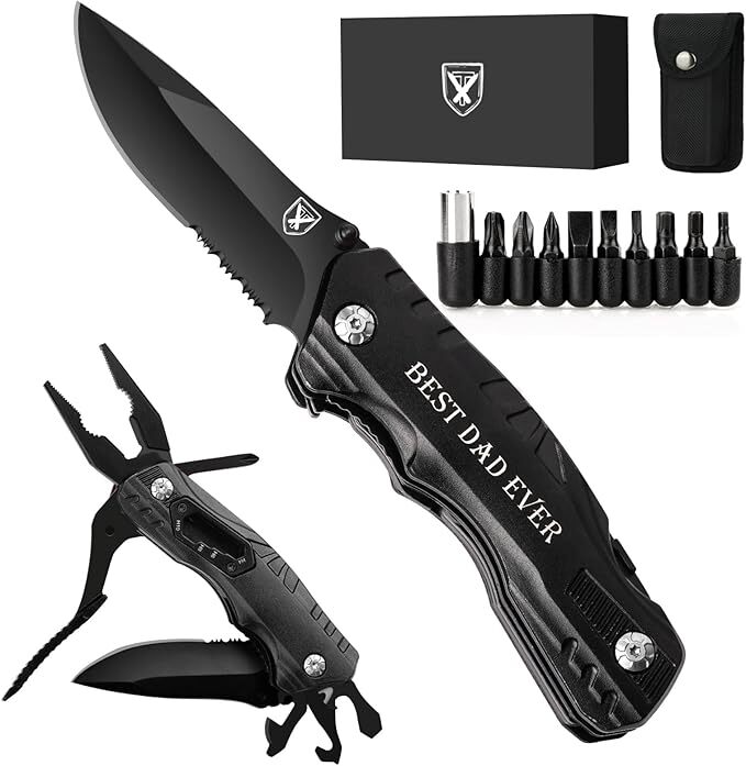 Gifts for Dad Men, Birthday Gifts Ideas, Pocket Knife Multitool, BEST DAD EVER Gifts for Dad Men, Birthday Gifts Ideas, Pocket Knife Multitool, BEST DAD EVER