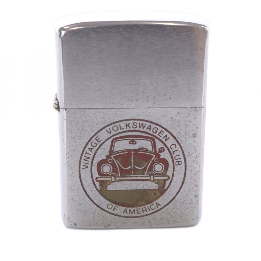 Vintage Zippo 1982 Vintage Volkswagen Club Of America Brushed Finish Lighter