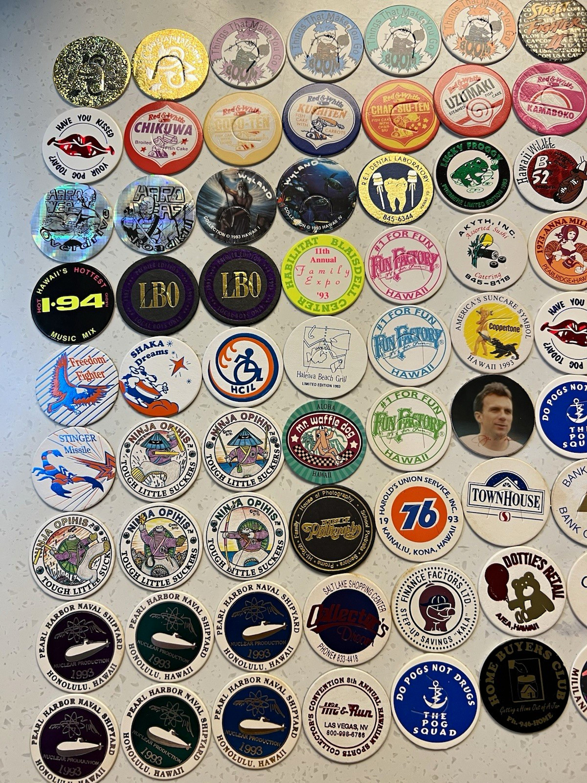 Hawaii Vintage 1993 Mixed Lot of 180  POGs