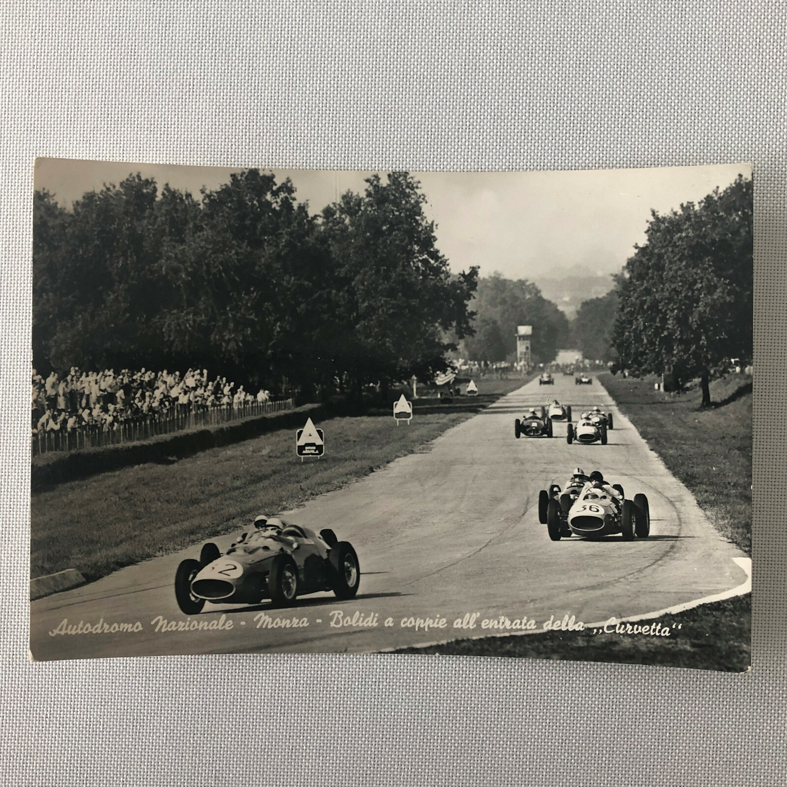 Vintage Autodromo Nazionale Monza Photo Photograph Postcard - Automobile Club 