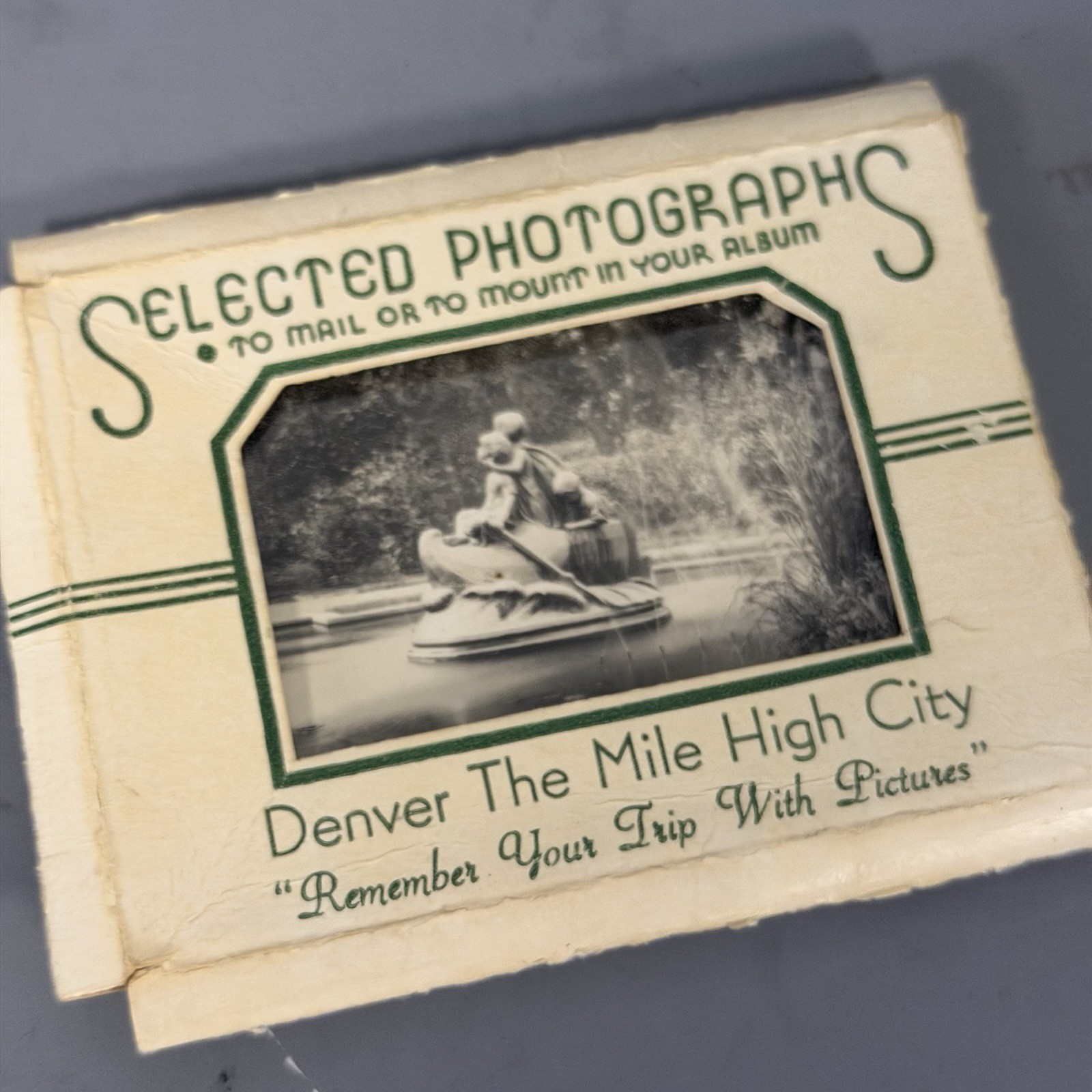 Selected Photographs Denver The Mile High City vintage travel photo set of 7