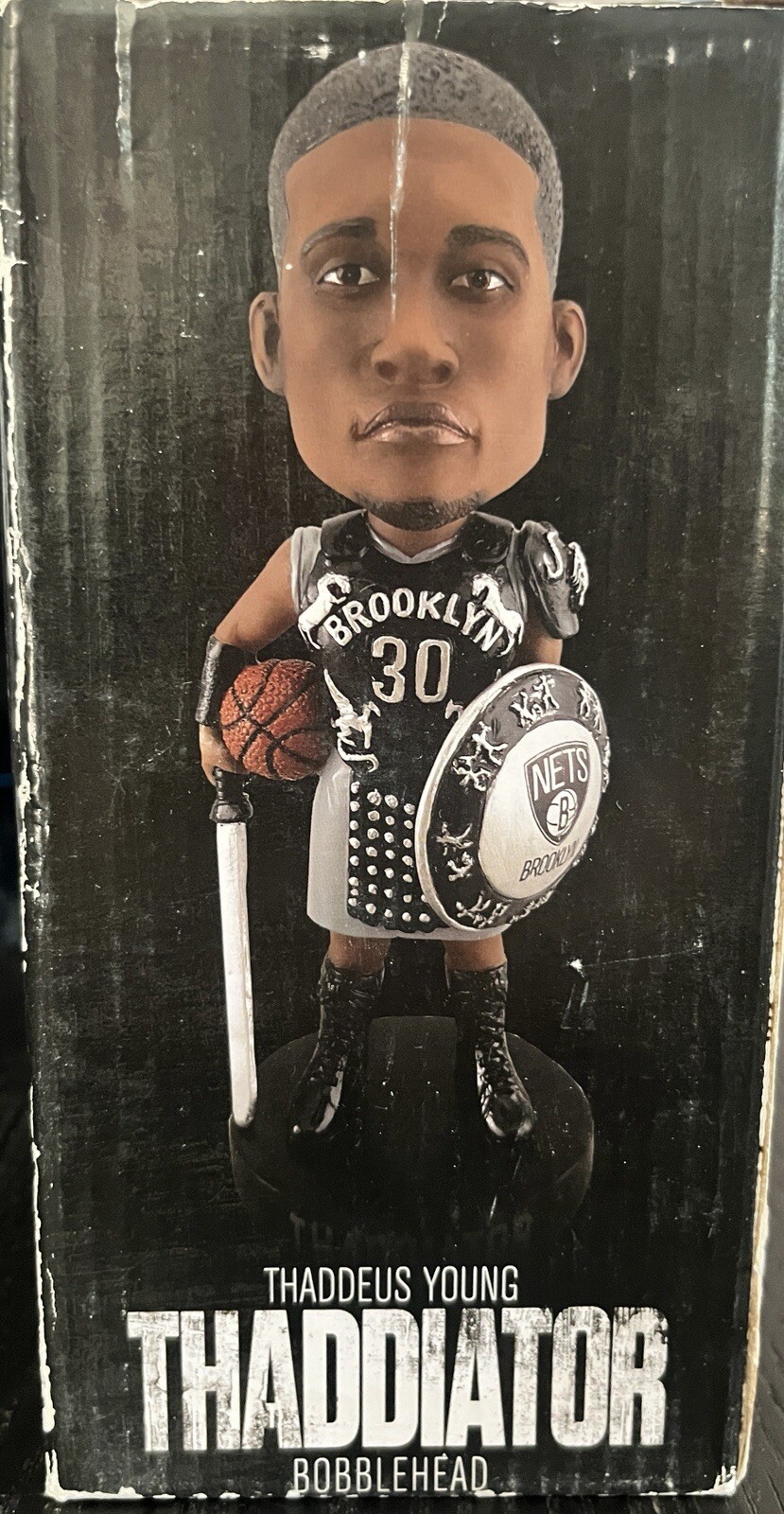 2016 Brooklyn Nets Bobblehead Thaddeus Young #30 Thaddiator 2016 Brooklyn Nets Bobblehead Thaddeus Young #30 Thaddiator