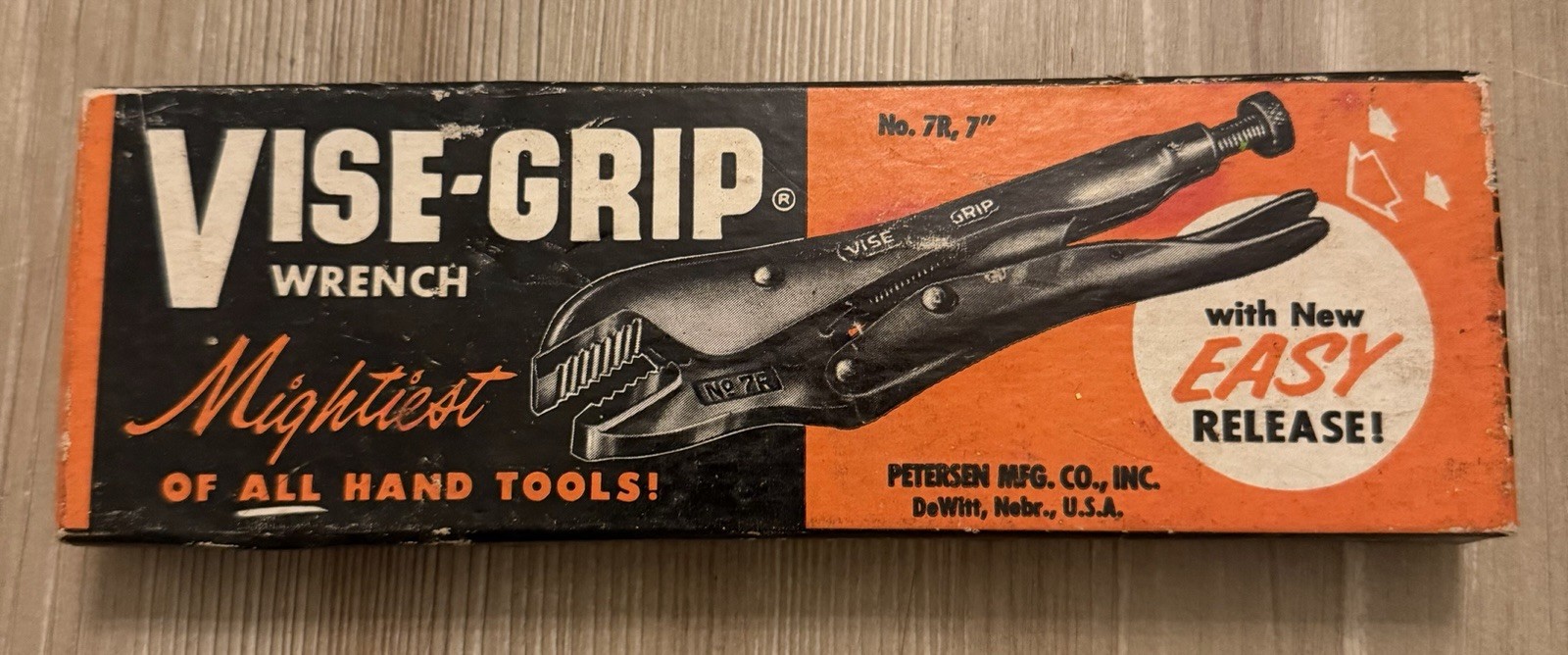 VTG Petersen Vise Grip Wrench No. 7 R 7