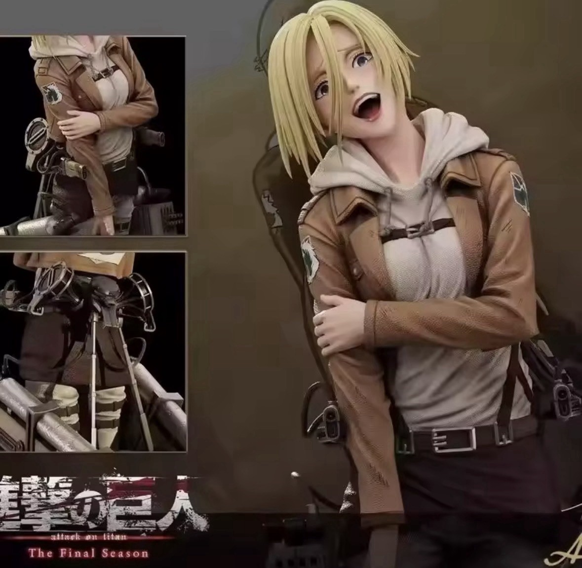 28cm Attack on Titan Annie Leonhart PVC Anime Figure Statue Collectible New 2026