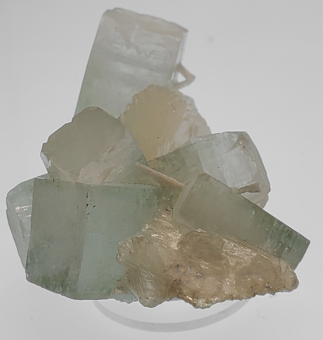 High Quality Green Apophyllite And Stilbite 36g Specimen From India 