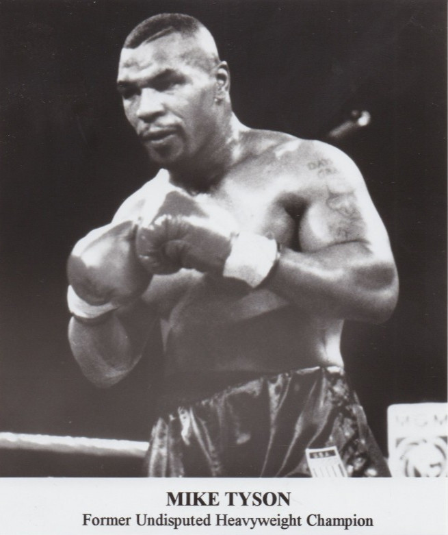 1997 Press Photo Heavyweight Boxing Champion Mike Tyson