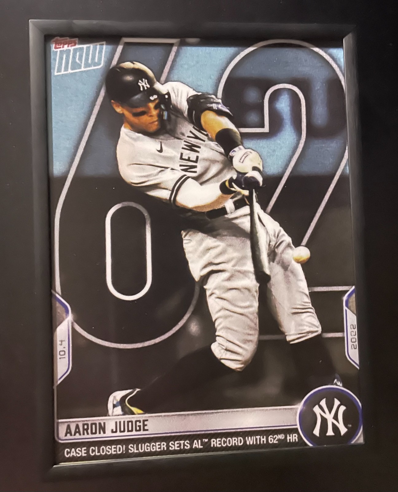Aaron Judge 62 Home Run Lightbox