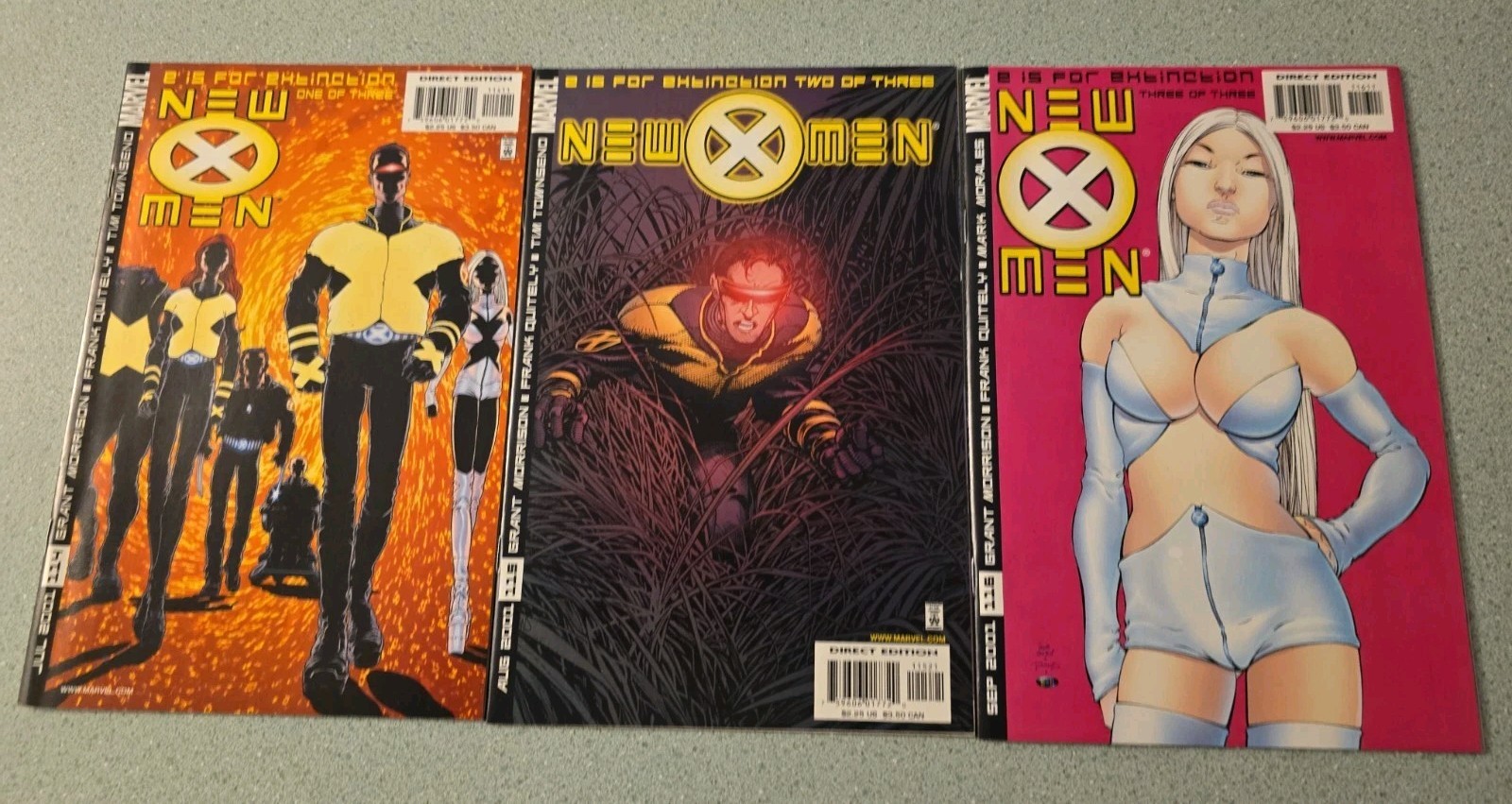 New X-Men (Marvel Comics) Lot #114–116 “E is for Extinction” Grant Morrison NM/M New X-Men (Marvel Comics) Lot #114–116 “E is for Extinction” Grant Morrison NM/M