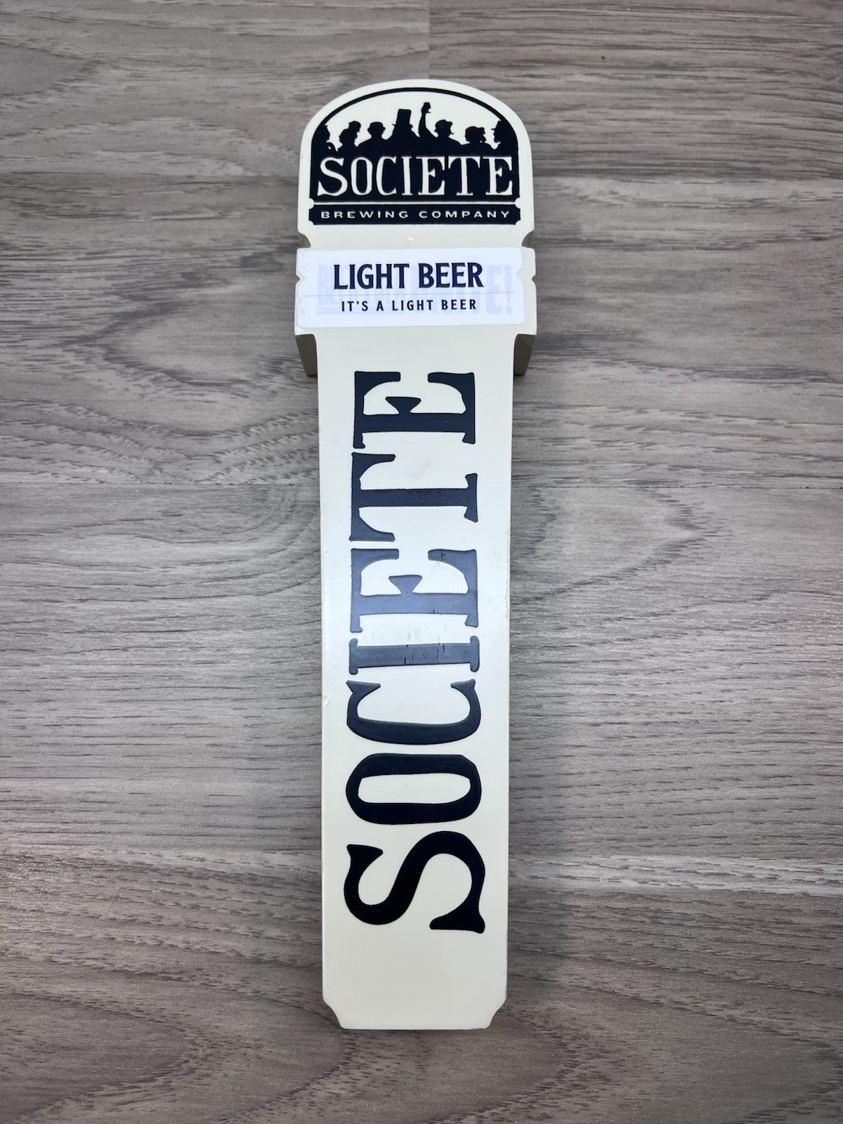 Societe Brewing Company Craft Beer Keg Bar Tap Handle Societe Brewing Company Craft Beer Keg Bar Tap Handle