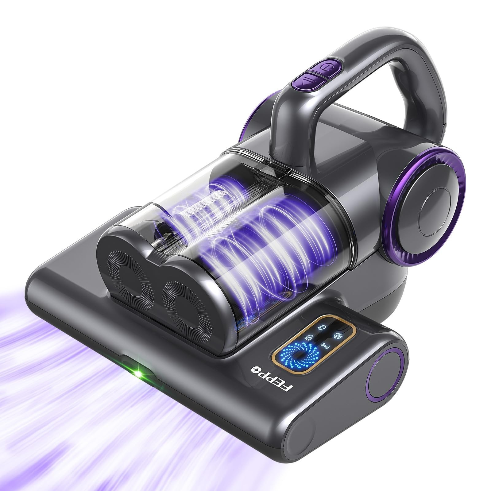 FEPPO Mattress Vacuum Cleaner, 16Kpa Bed Vacuum Cleaner with 253.7nm UV-C Lig... FEPPO Mattress Vacuum Cleaner, 16Kpa Bed Vacuum Cleaner with 253.7nm UV-C Lig...