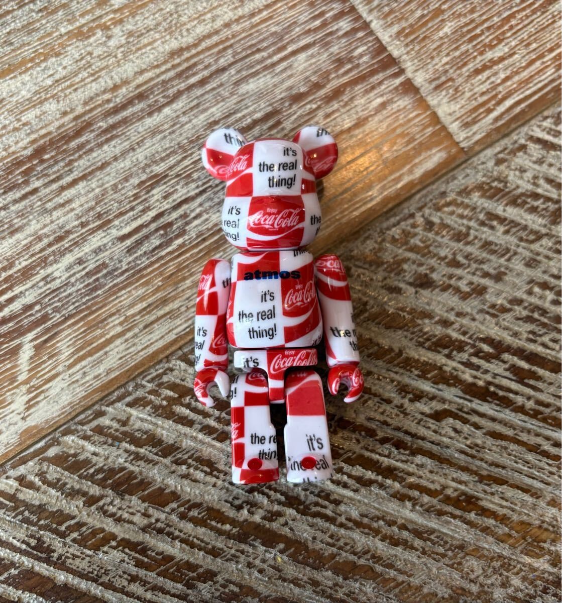 Bearbrick BE RBRICK atmos Coca Cola CHECKERBOARD 100 (Medicom Toy Atmos Coca Col