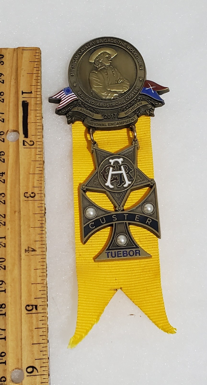 AWESOME SUVCW 2017 NATIONAL ENCAMPMENT GEN CUSTER, NEW 