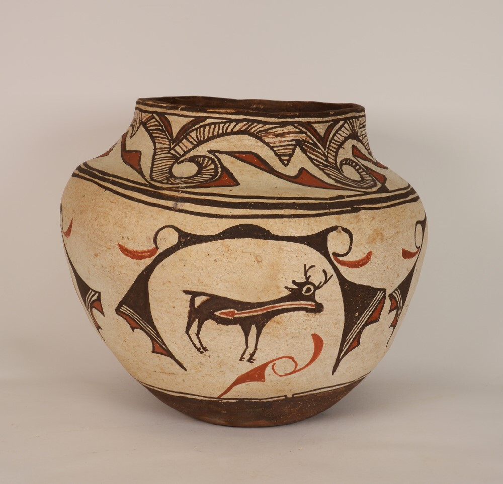 Historic Zuni Pottery Jar \