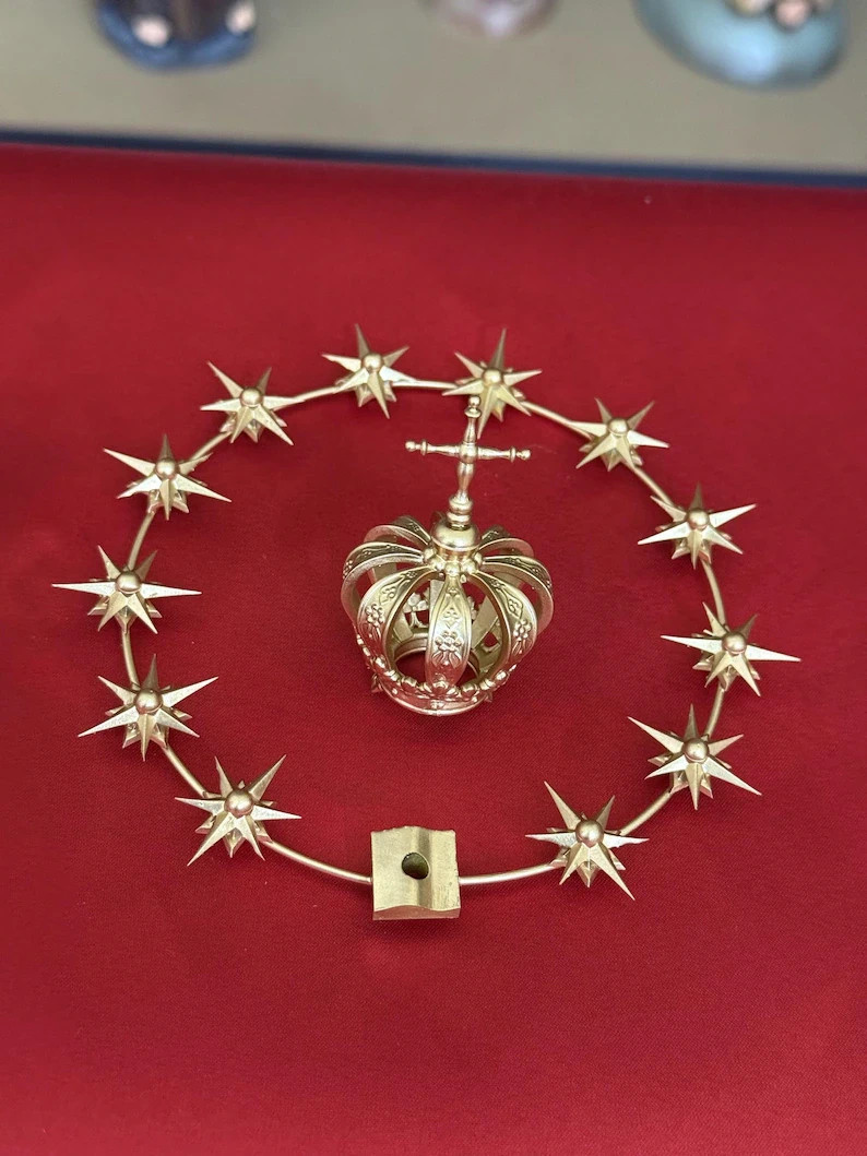 12-Star Halo Crown for Our Lady Statue 10-20\
