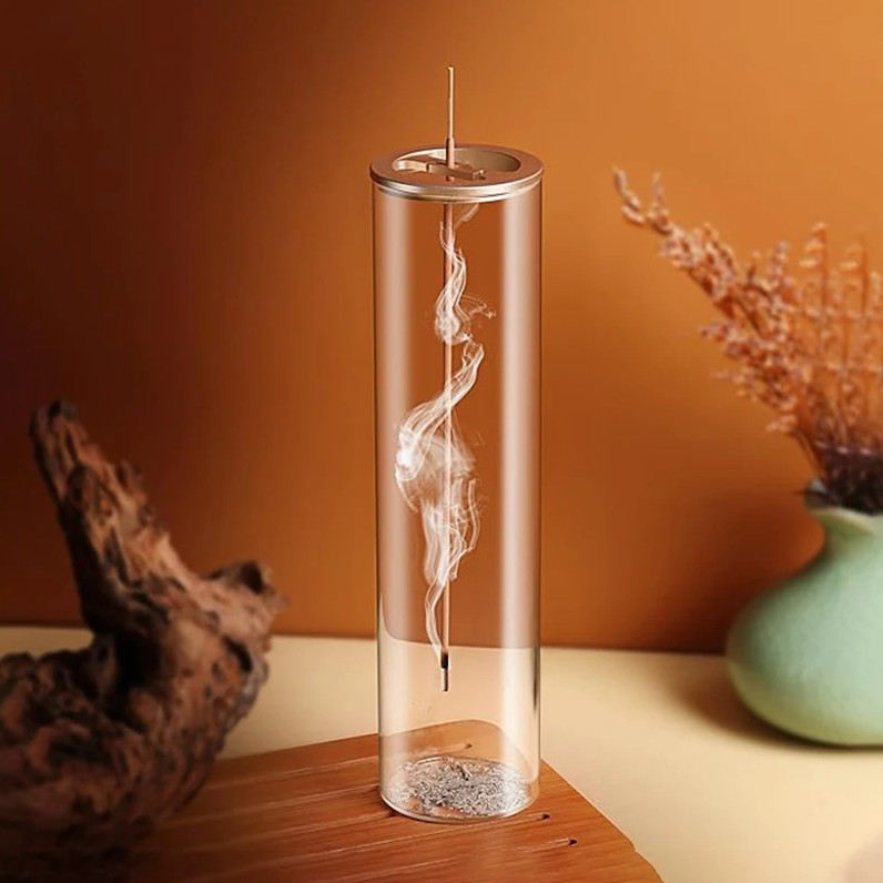 1pc Glass Incense Burner Anti-Ash Holder Removable Catcher Home Meditation Decor 1pc Glass Incense Burner Anti-Ash Holder Removable Catcher Home Meditation Decor