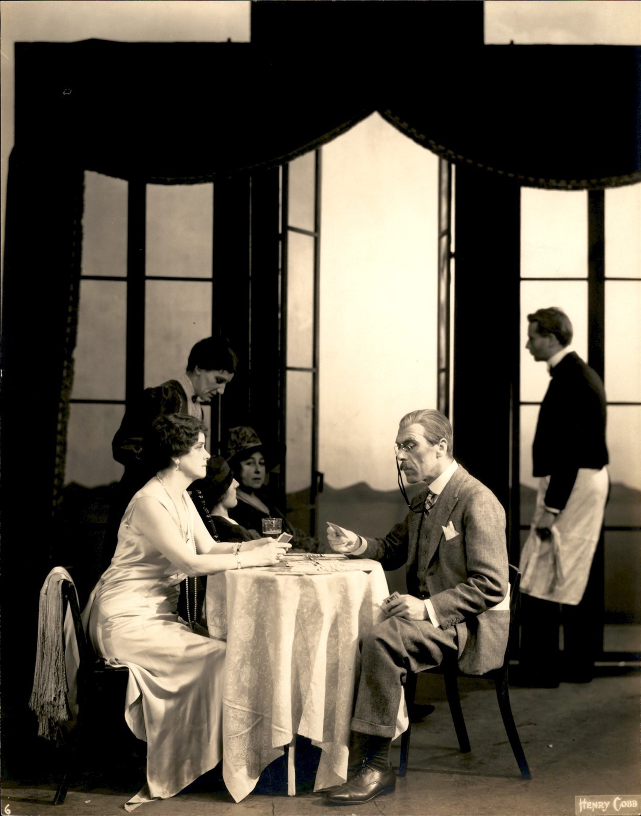 LMPE32 Original Henry Cobb Photo UNKNOWN FILM STARS APPROX 1920s SILENT FILM ERA