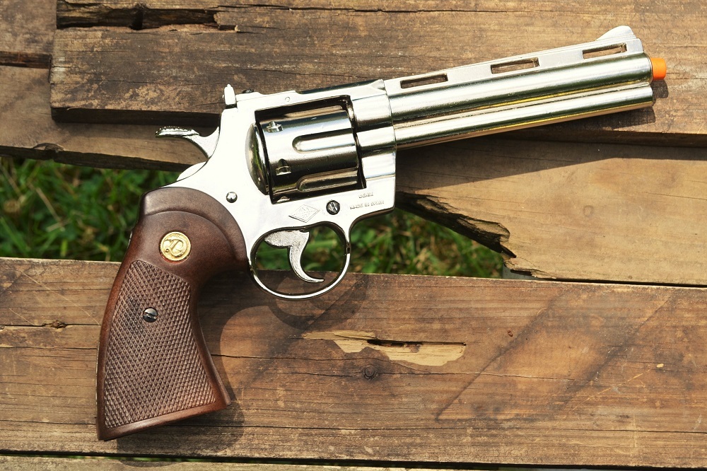 Non-Firing Replica Colt Python .357 Magnum Revolver - 357 - The Walking Dead TWD