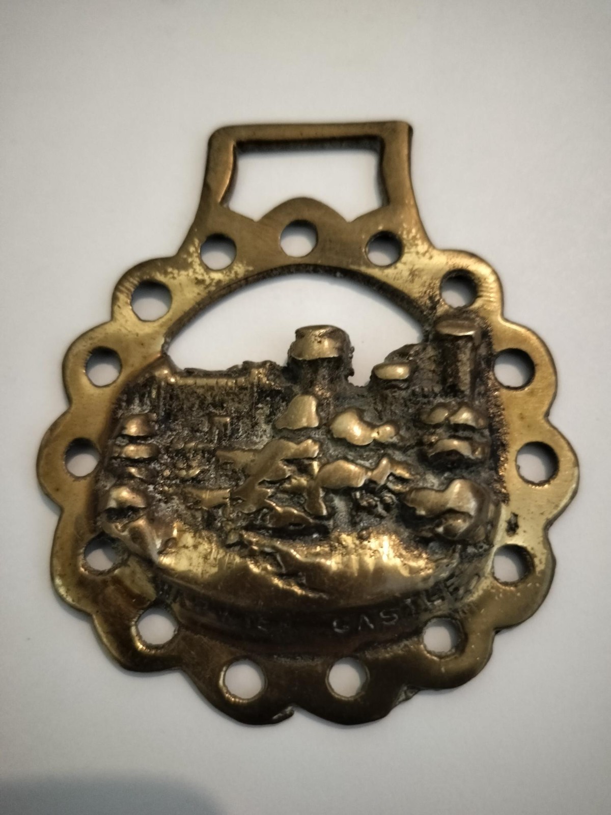 Vintage Harlech Castle Horse Brass – Welsh Castle Design