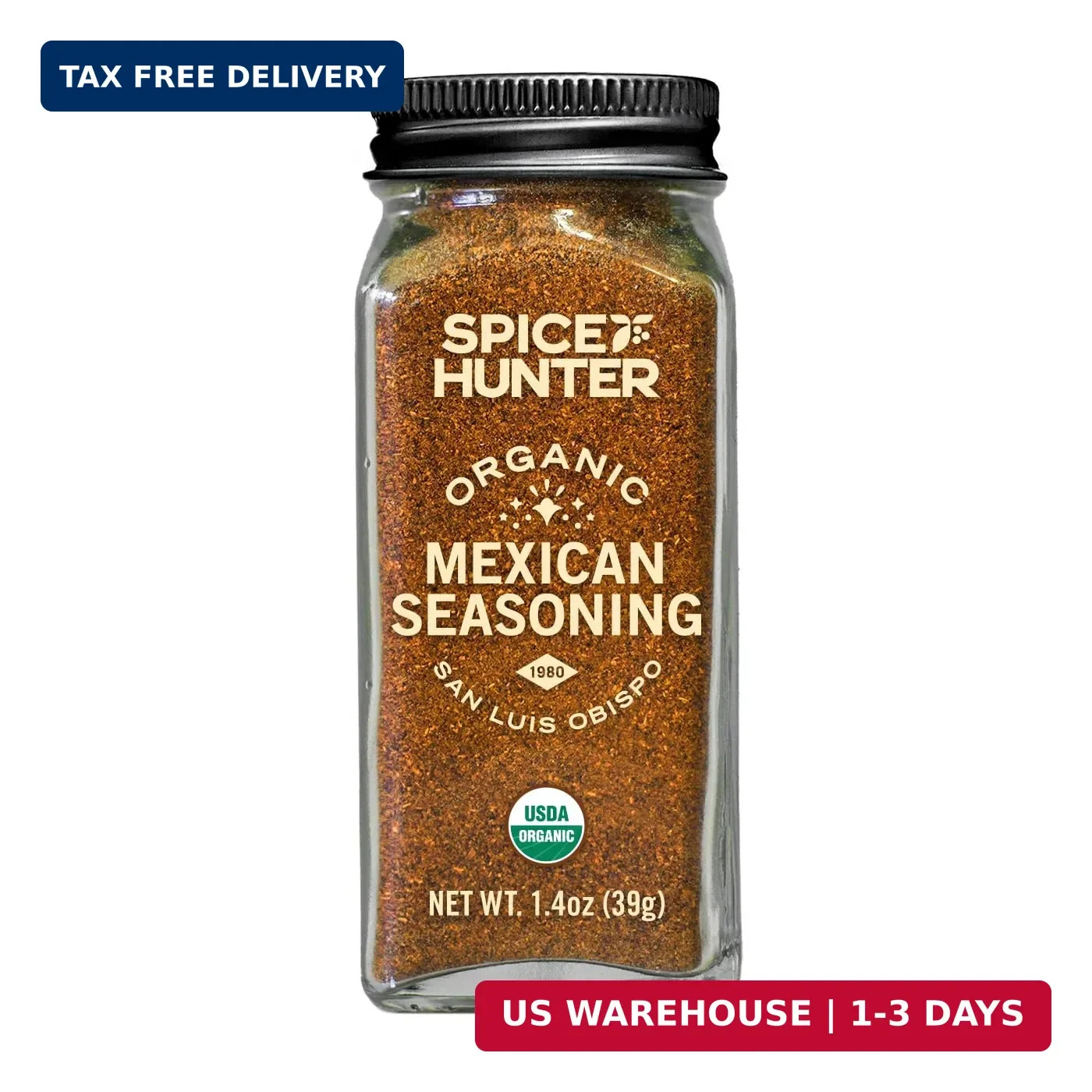 The Spice Hunter Organic Mexican Seasoning Blend, 1.4 oz. jar