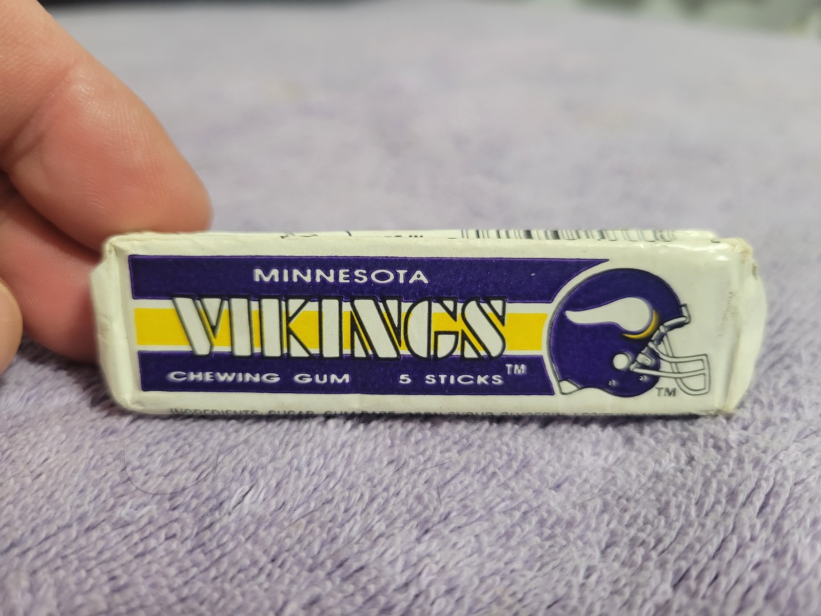 Vintage Minnesota Vikings Chewing Gum