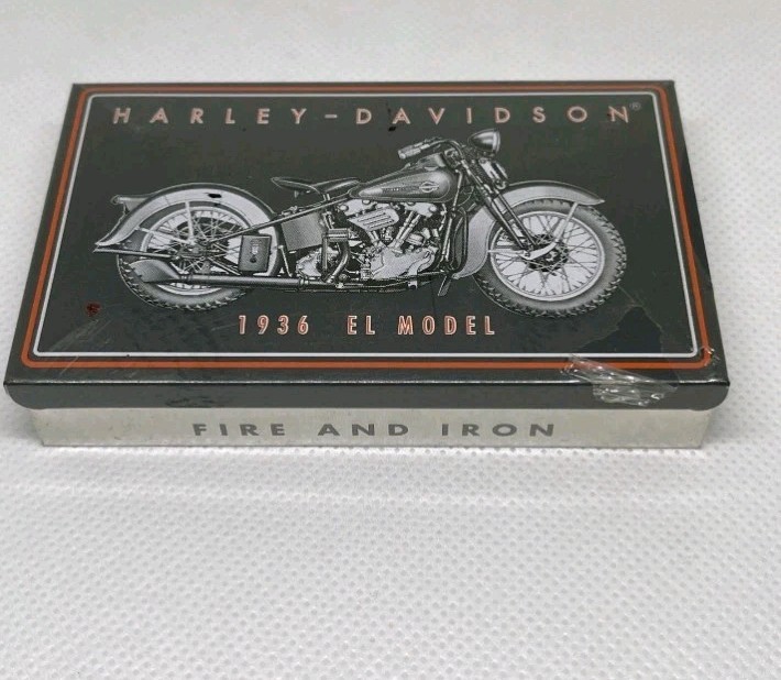 Harley Davidson 1998 Tin Match Box 1936 El Model Factory Sealed Fast Shipping