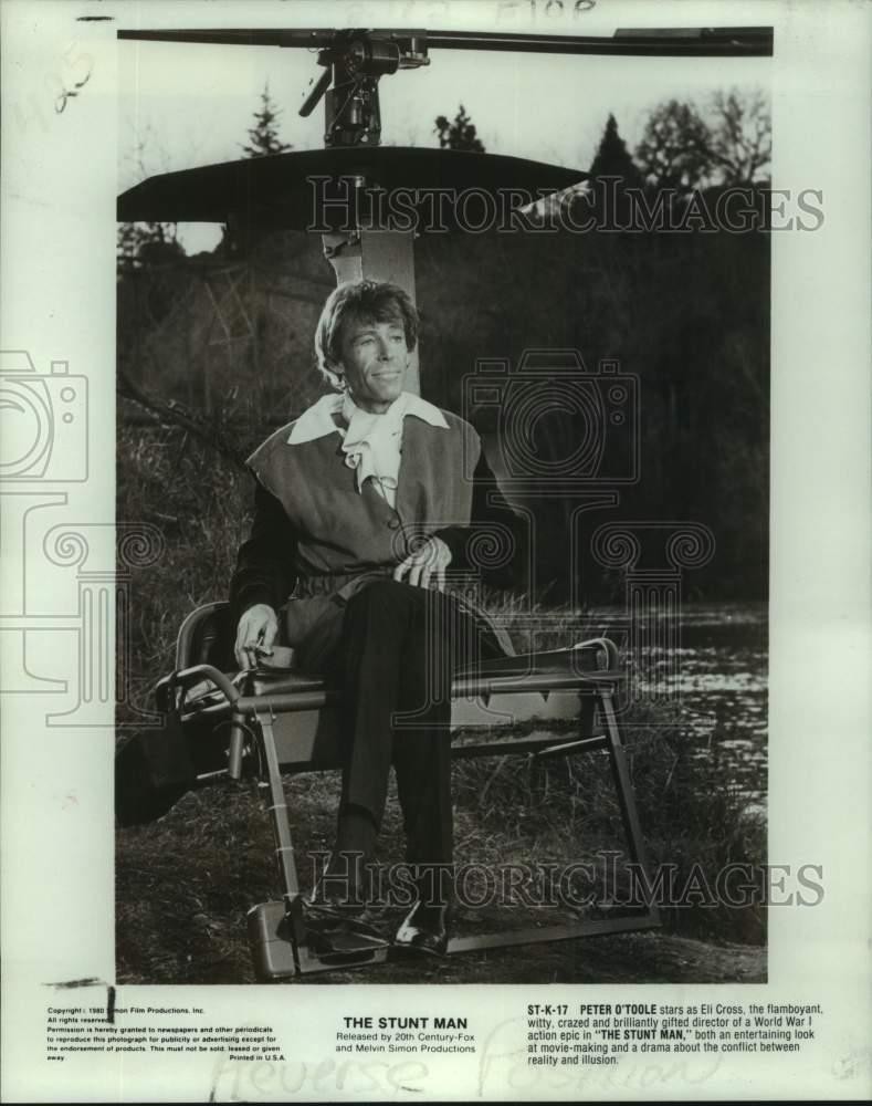 1980 Press Photo Peter O\'Toole stars as director Eli Cross in \