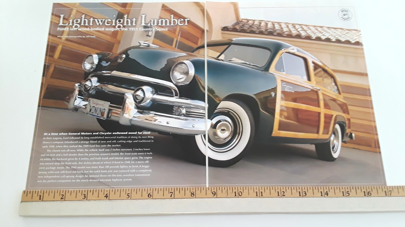 1951 FORD COUNTRY SQUIRE - WOODIE WAGON - ORIGINAL 2005 ARTICLE