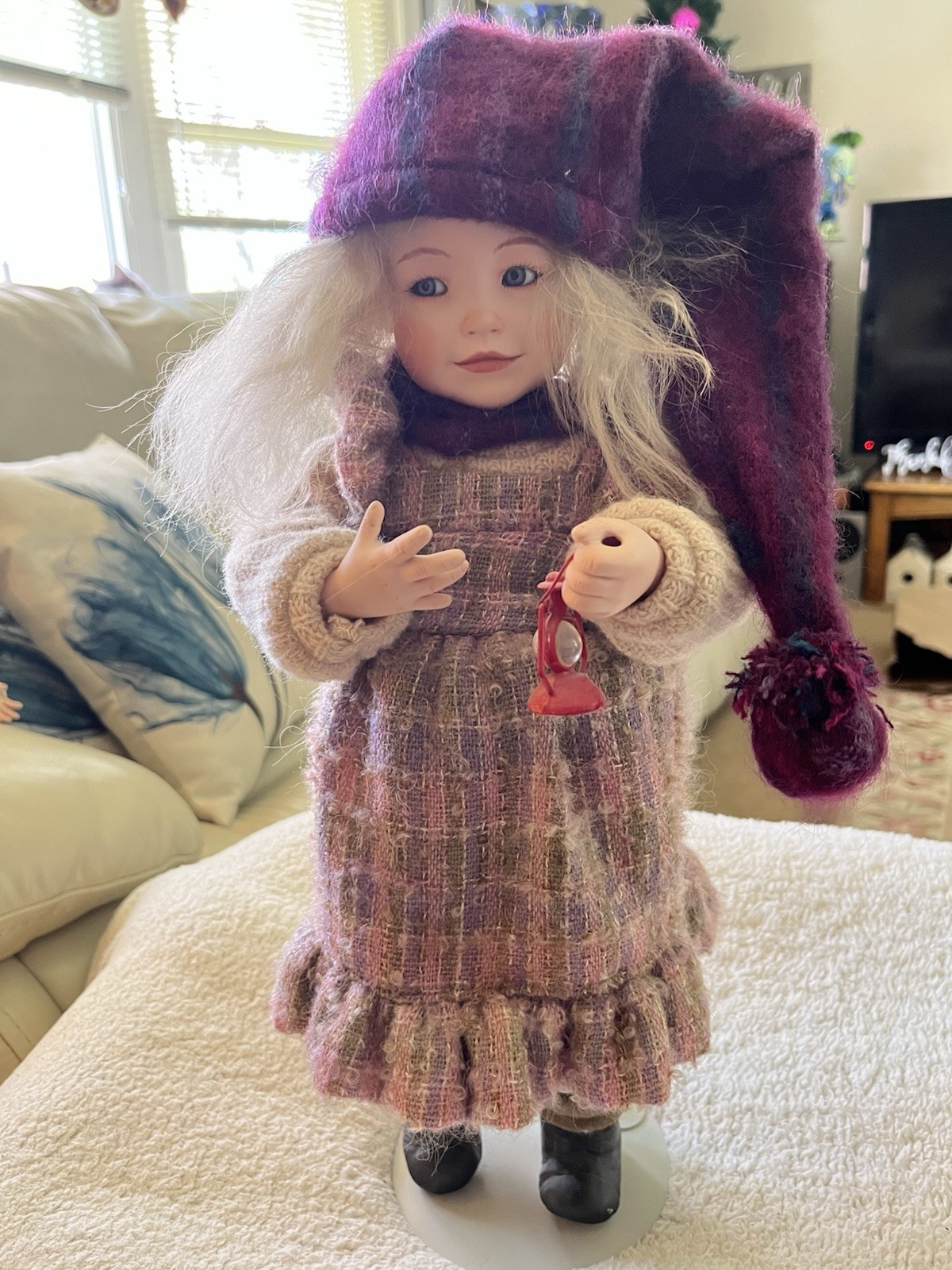 Yolanda Bello original. Zoe, mohair wig, wool clothing. Vintage one of a kind Yolanda Bello original. Zoe, mohair wig, wool clothing. Vintage one of a kind