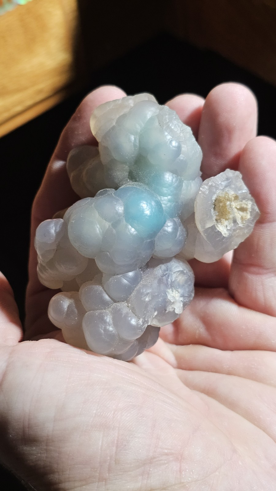 ☆AAA New Find Rich Blue Chrysocolla Included Chalcedony From Indonesia ☆ ☆AAA New Find Rich Blue Chrysocolla Included Chalcedony From Indonesia ☆