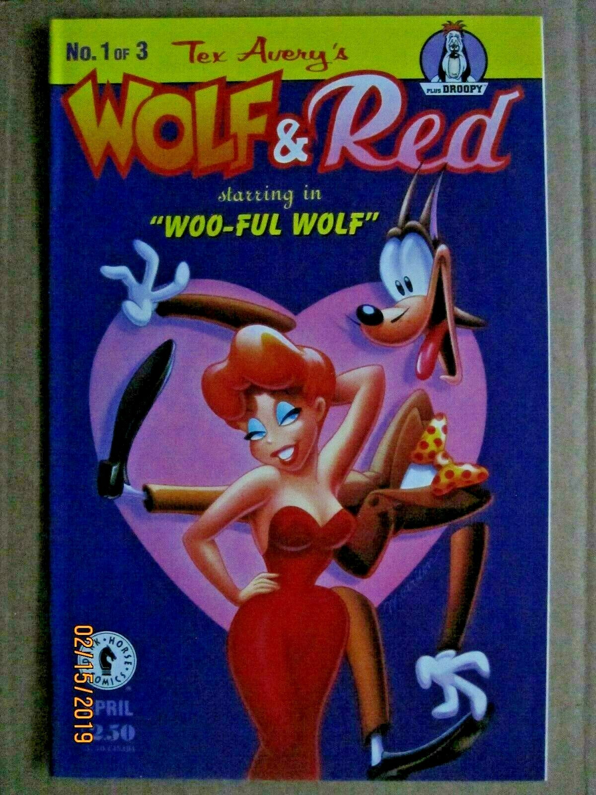 1995 DARK HORSE COMICS TEX AVERY'S WOLF & RED PLUS DROOPY #1 & #3 LOT OF 2