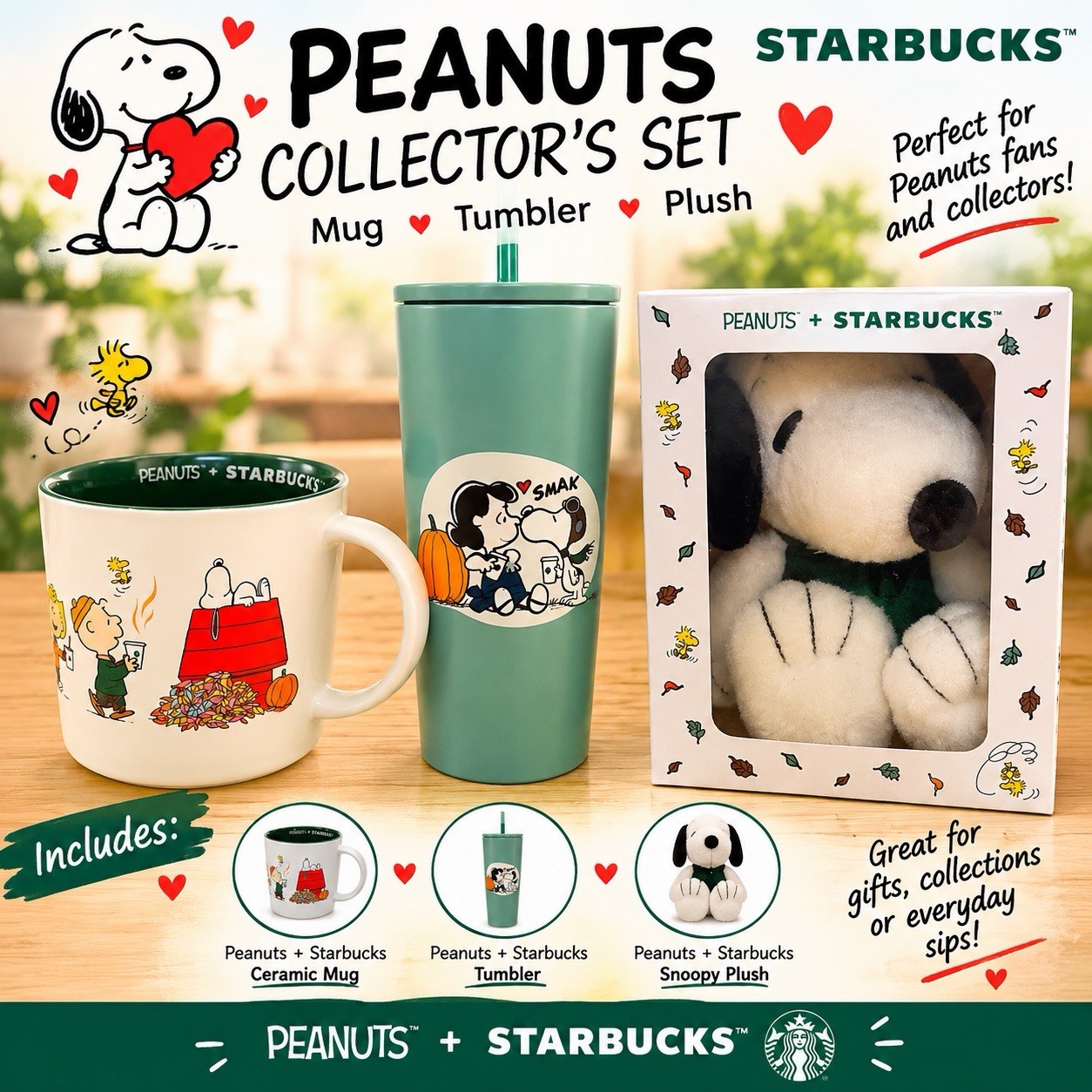 Starbucks Peanuts Fall Collection 2026 Mug 