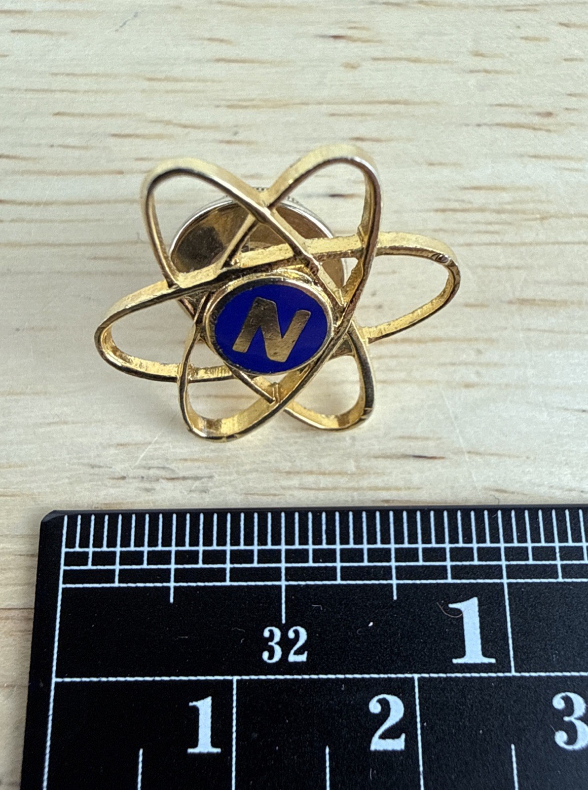 Vintage Hanford N Reactor Atomic Employee Service Work Lapel Pin Richland WA