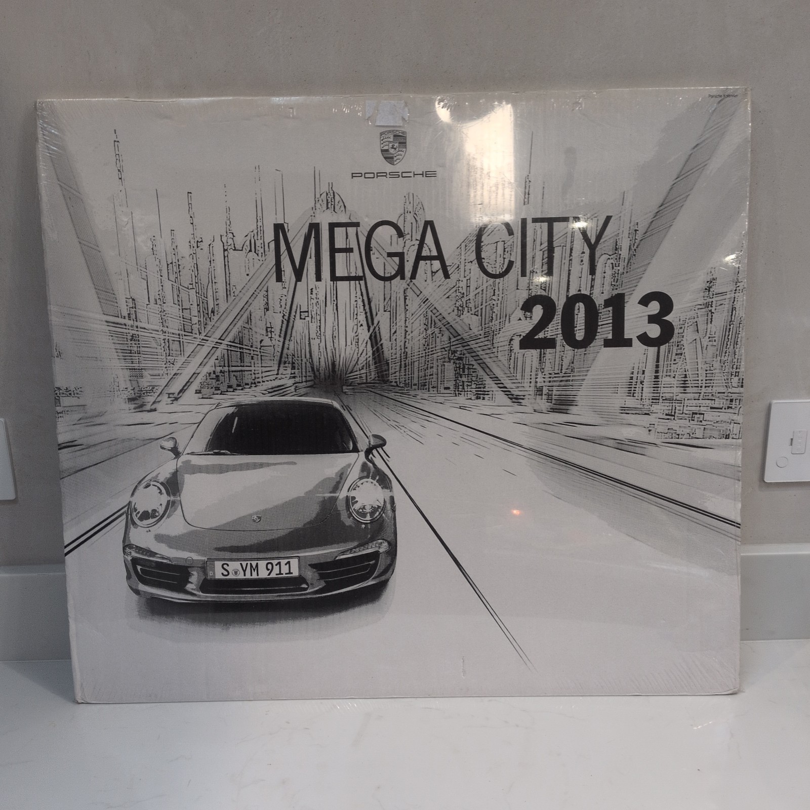 Genuine 2013 'Mega City' Porsche Factory Issued Dealers Calendar - Sealed