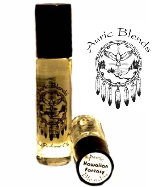 AURIC BLENDS HAWAIIAN FANTASY PERFUME OIL 1/3 FL OZ ROLL ON BOTTLE - MADE IN USA