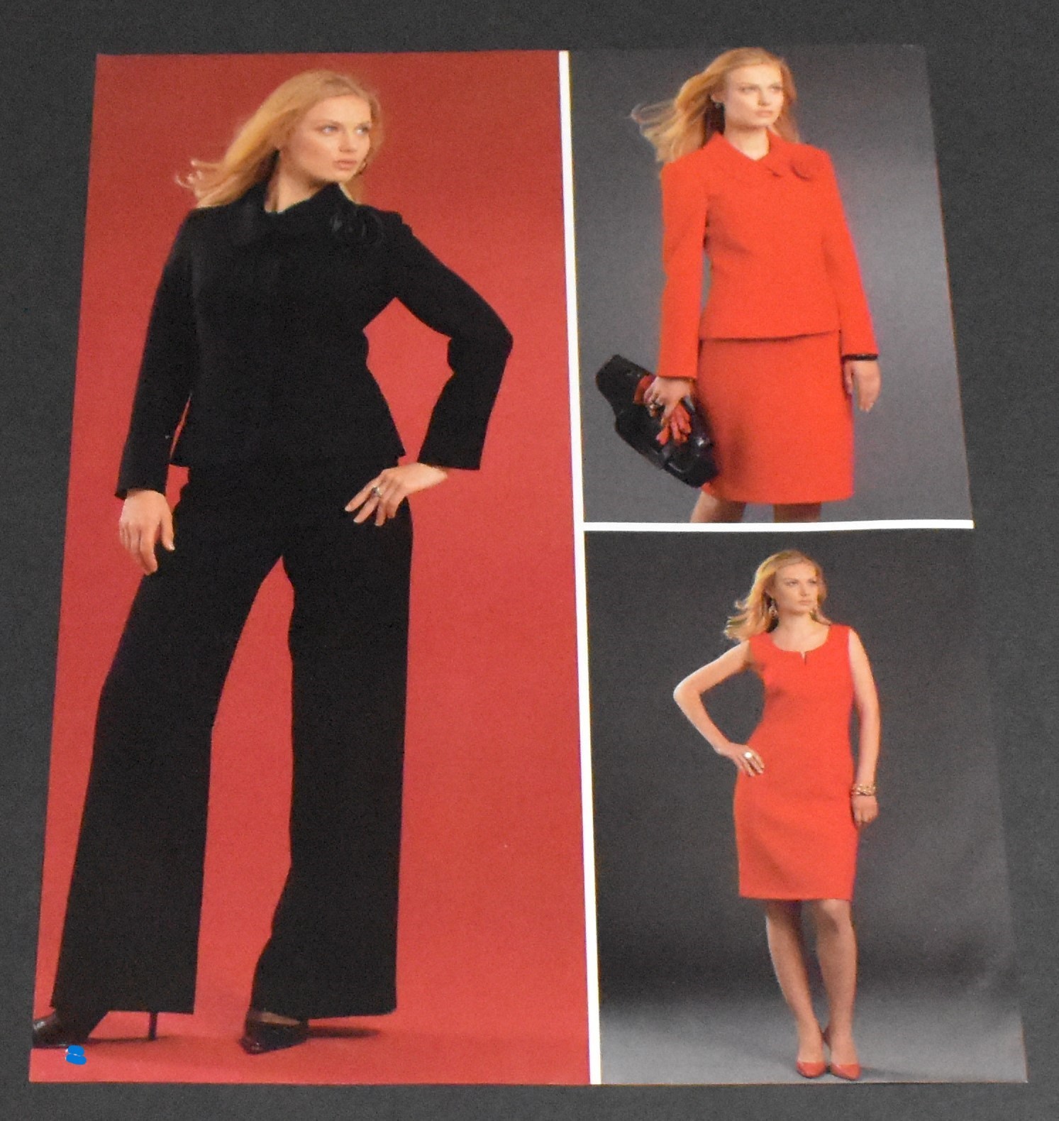 2008 Print Ad Fashion Lady Legs Heels Blonde Gorgeous Red Dress Feminine Smooth