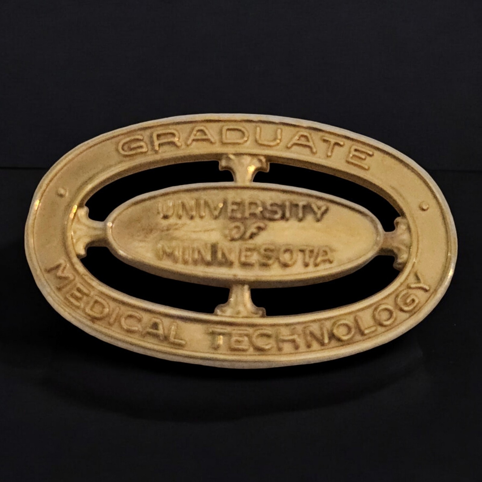 Graduate Medical Technology  University of Minnesota Gold Pin 1953