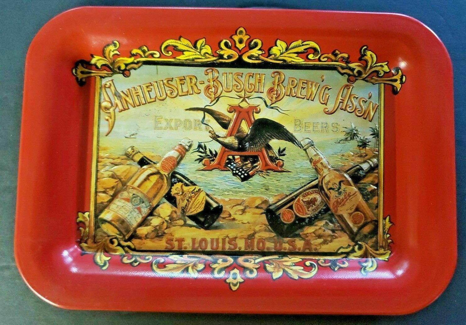1992 Budweiser Tip Change Tray Anheuser Busch STL Mo. NOS 6.5\