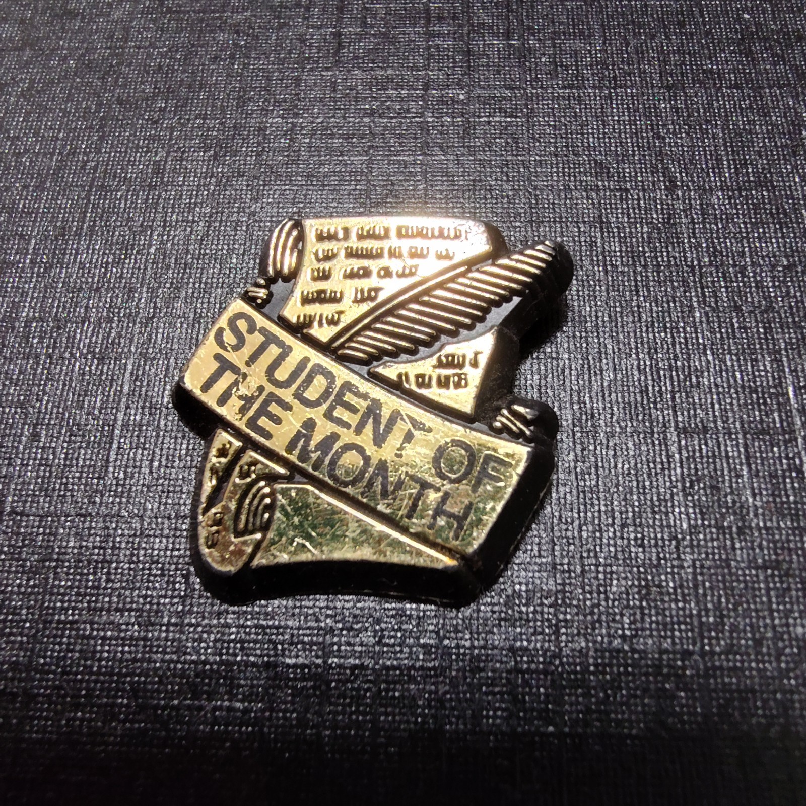 Student of the Month Scroll - Lapel Collectible Pin