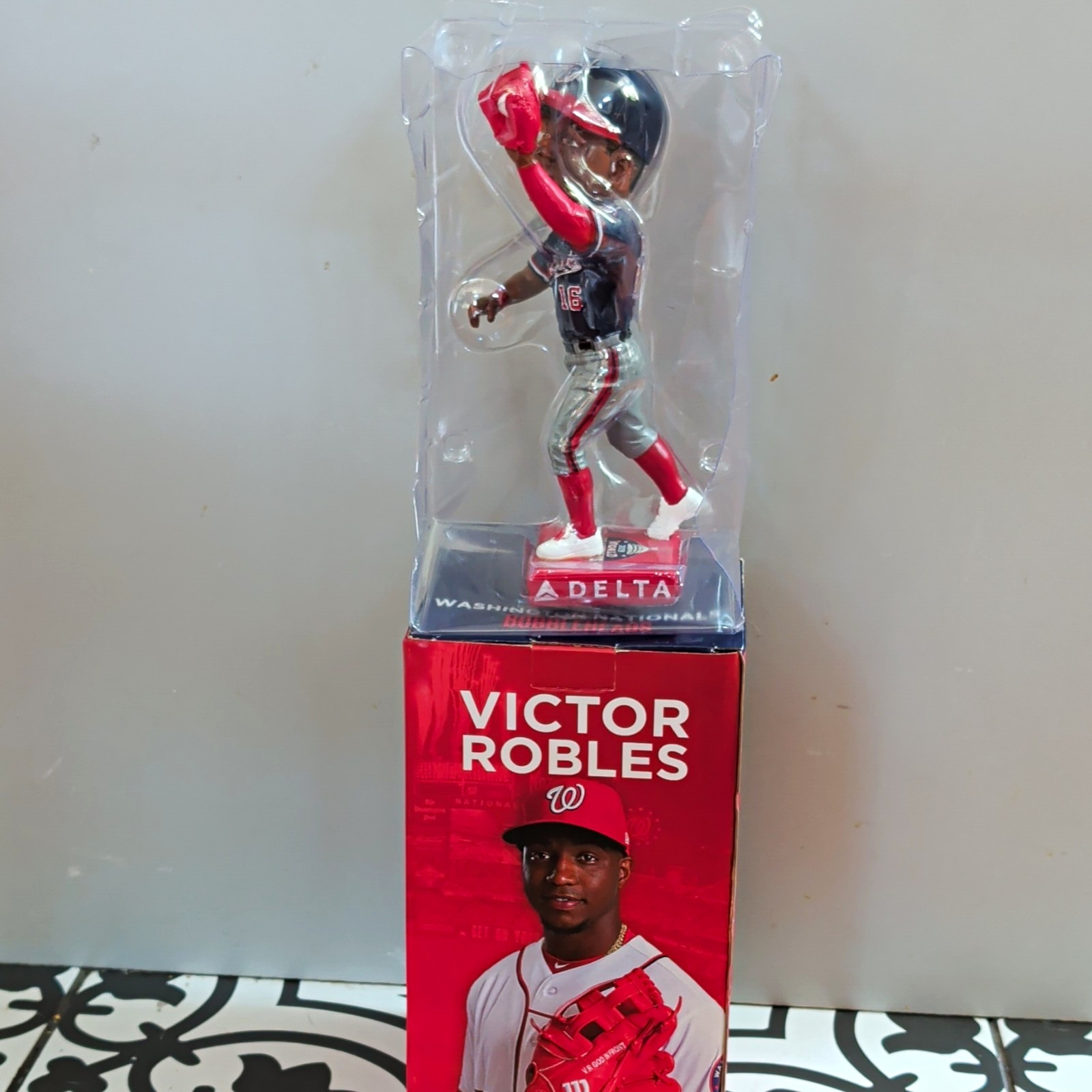 Victor Robles World Series Washington Nationals Bobblehead Figure w/ Box