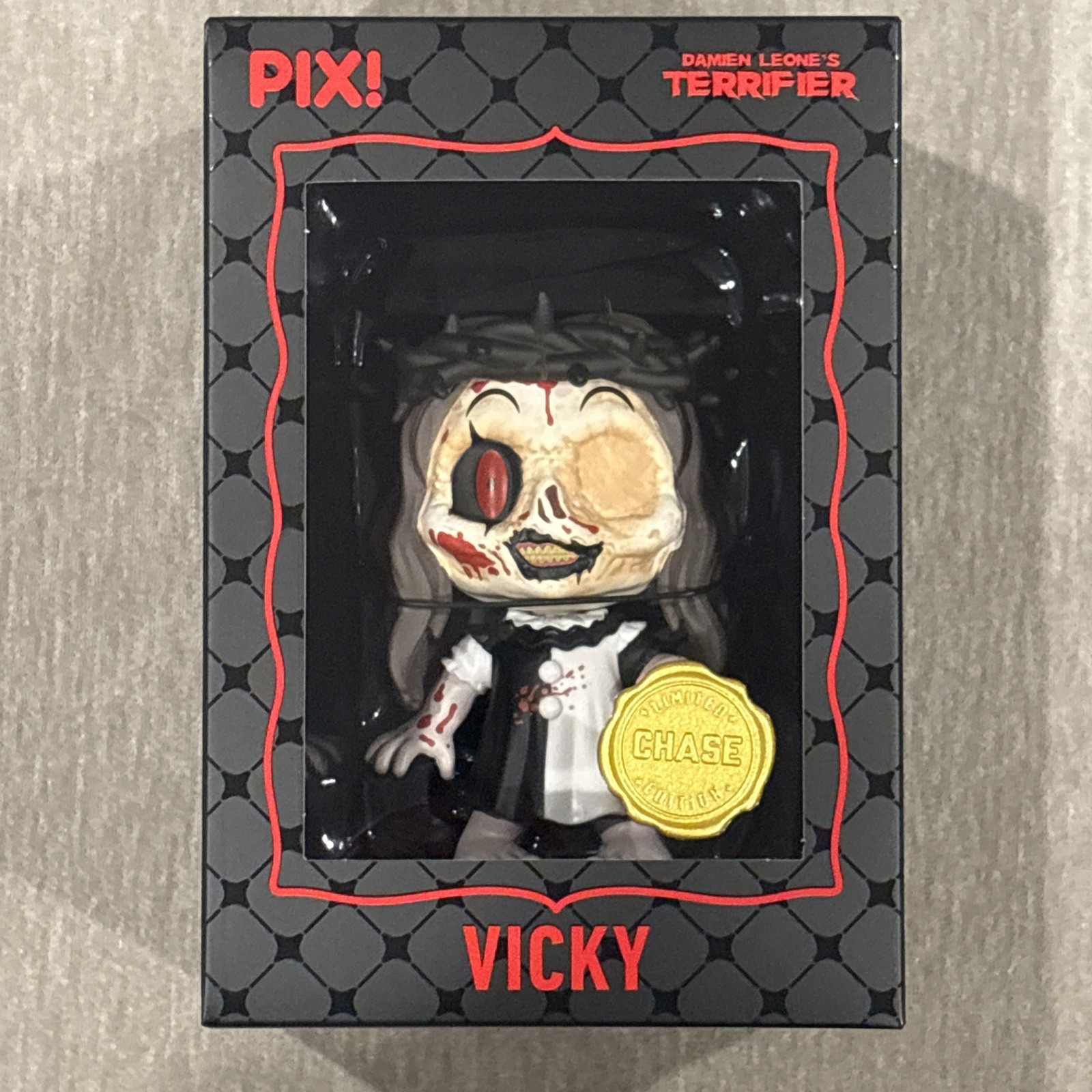 Thrilljoy PIX Terrifier Little Pale Girl Limited Edition Chase Vicky Figure