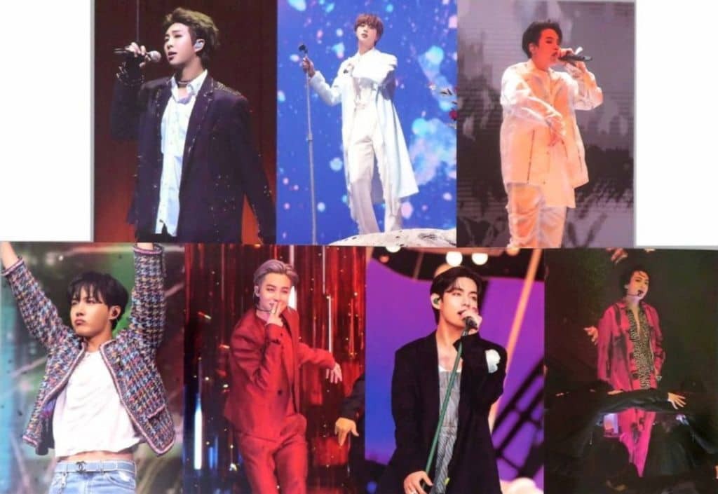 BTS Bangtan Boys Postcard 7pc Set MAP OF THE SOUL ONE Japan Used Japan