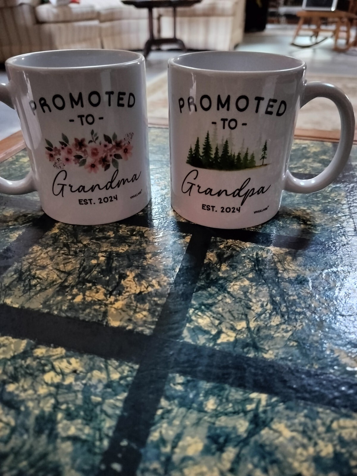Promoted To Grandma And Grandpa Coffee Mugs Promoted To Grandma And Grandpa Coffee Mugs