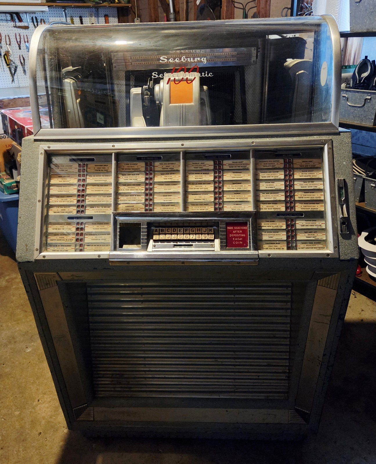 Vintage Seeburg Select-O-Matic 100 Jukebox