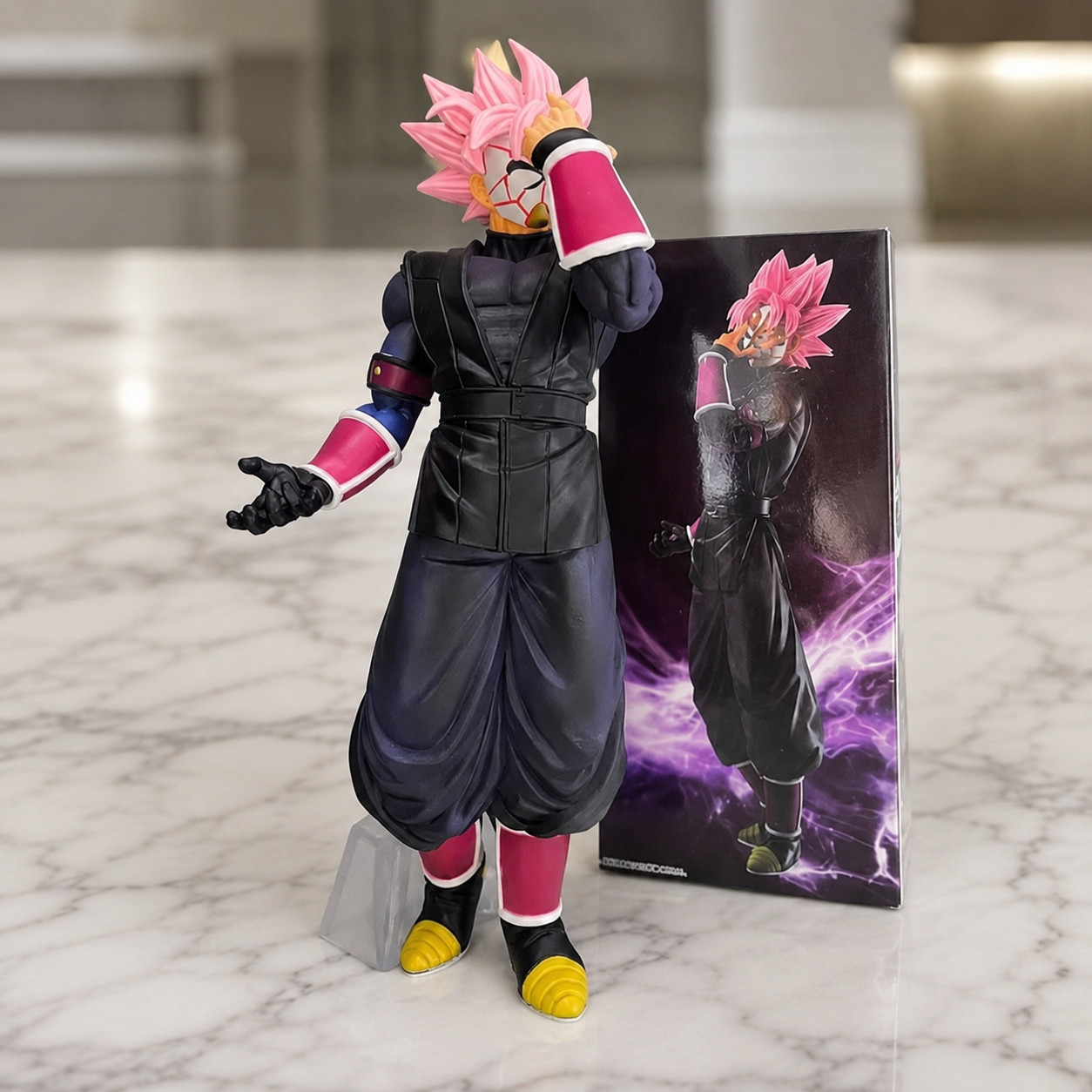 Anime Dragon Ball Z Super Black Goku Zamasu Rose PVC Collectible Figure Statue Anime Dragon Ball Z Super Black Goku Zamasu Rose PVC Collectible Figure Statue