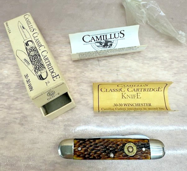 Vintage Camillus CCC-2 30-30 Winchester Knife NOS Box Papers