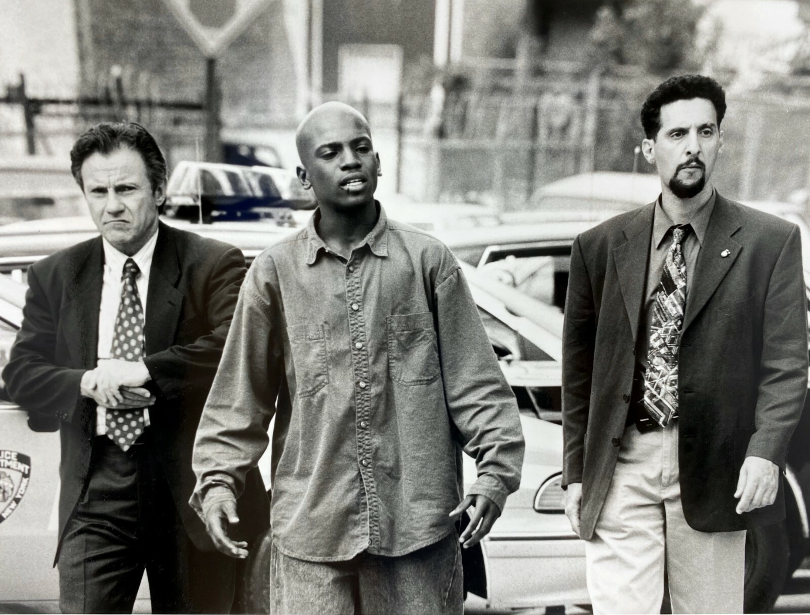 Vintage 1995 Harvey Keitel John Turturro Delroy Lindo Clockers Press Kit Photo