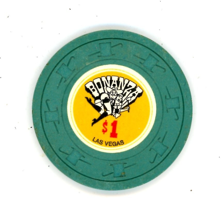 XRARE $1.00 Bonanza Hotel, Las Vegas Nevada Casino Chip