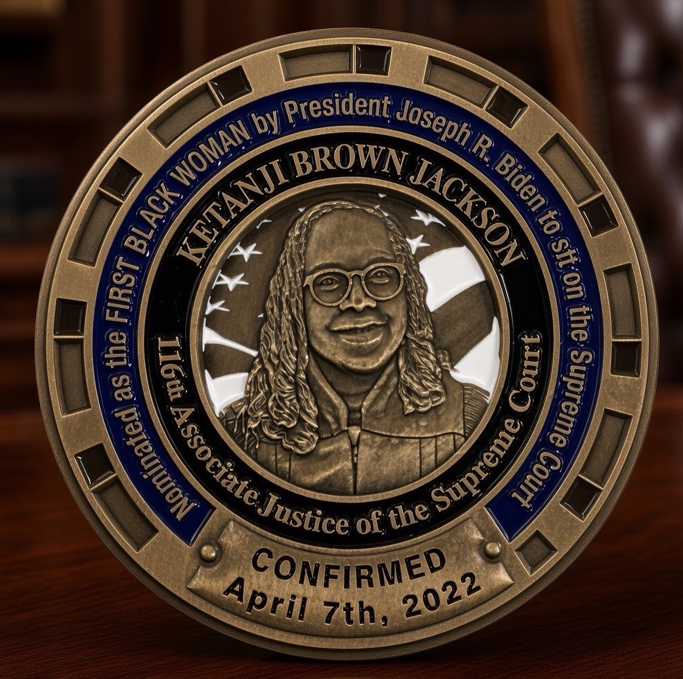 Ketanji Brown Jackson U.S. Supreme Court Confirmed April 7 2022 Coin Politics
