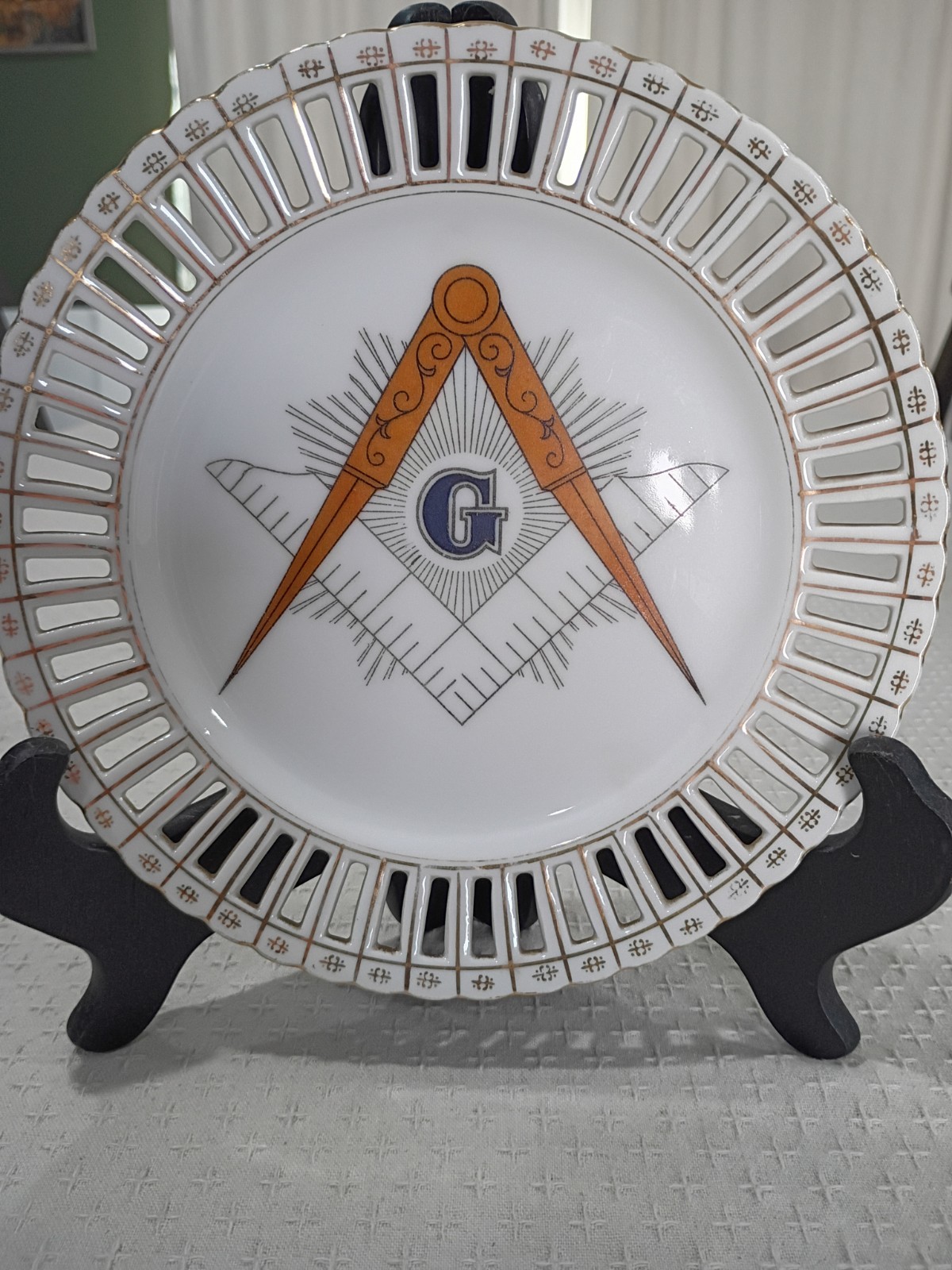 Vintage Sanders Mfg. Co Nashville TN USA Masonic Freemason Logo 8.25\