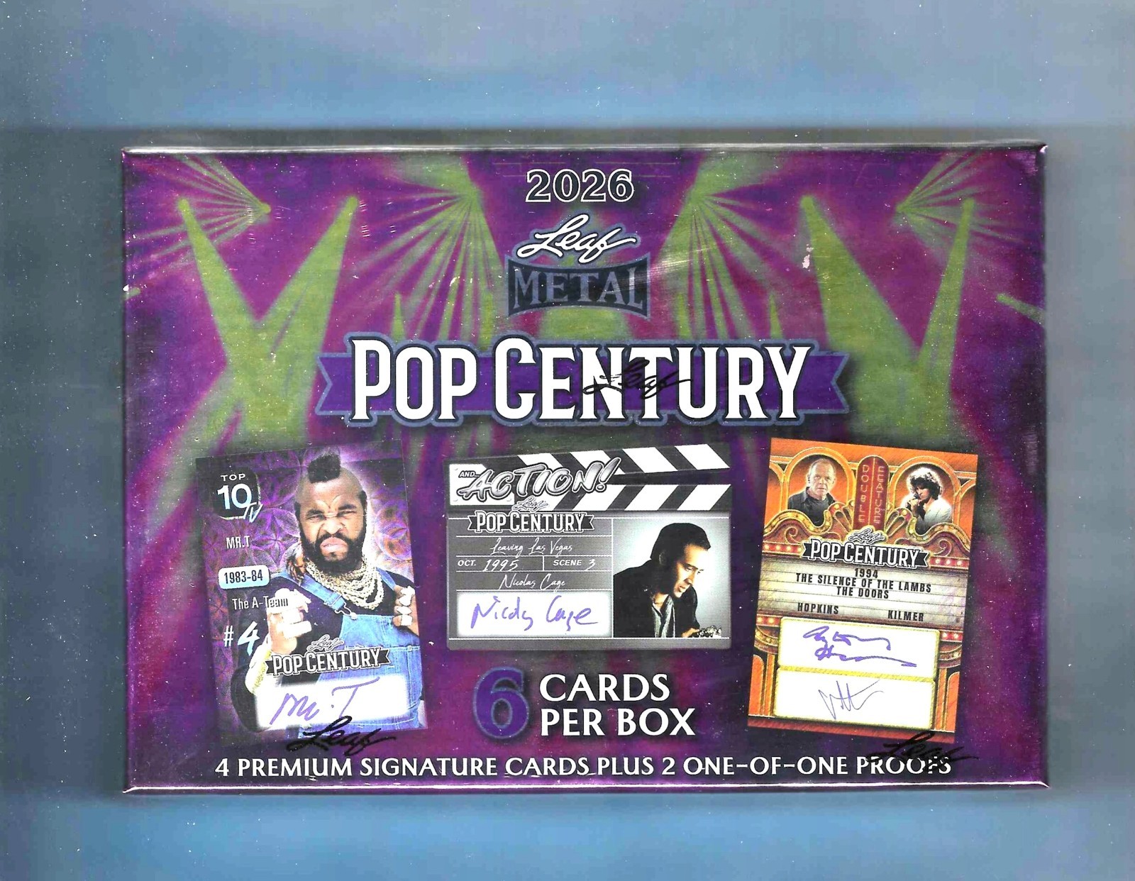 2026 Leaf Metal Pop Century Factory Sealed Hobby Box (PLUS 2 free Bonus Packs)